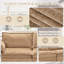 Canapé-lit gigogne de 74 po, canapé-lit convertible avec ports USB, canapé rembourré en chenille avec méridienne pour le salon, chambre d'amis, brun-627777135