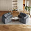 Canapé modulaire incurvé confortable avec plusieurs coussins pour différentes pièces Cazares-689903759