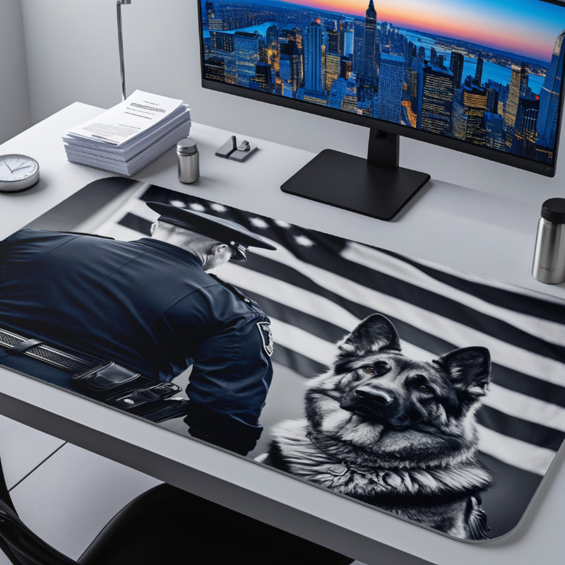 Polyester Desk Pad, 31.5x15.5