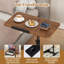 Adjustable Height Solid Wood Iron Computer Desk-961096346