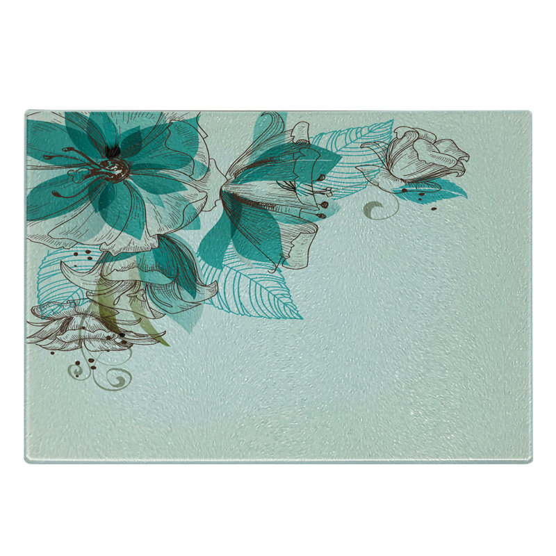 Planche à découper en verre trempé Ambesonne
