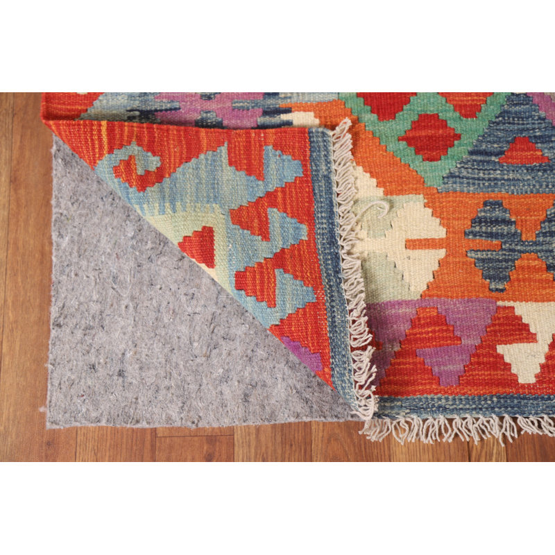 Tapis oriental coloré Kilim 5 x 6