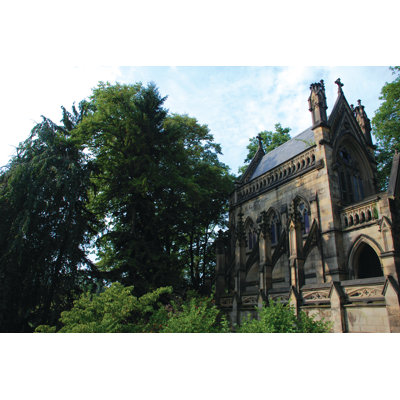 Cemetary Chapel - Wrapped Canvas Print