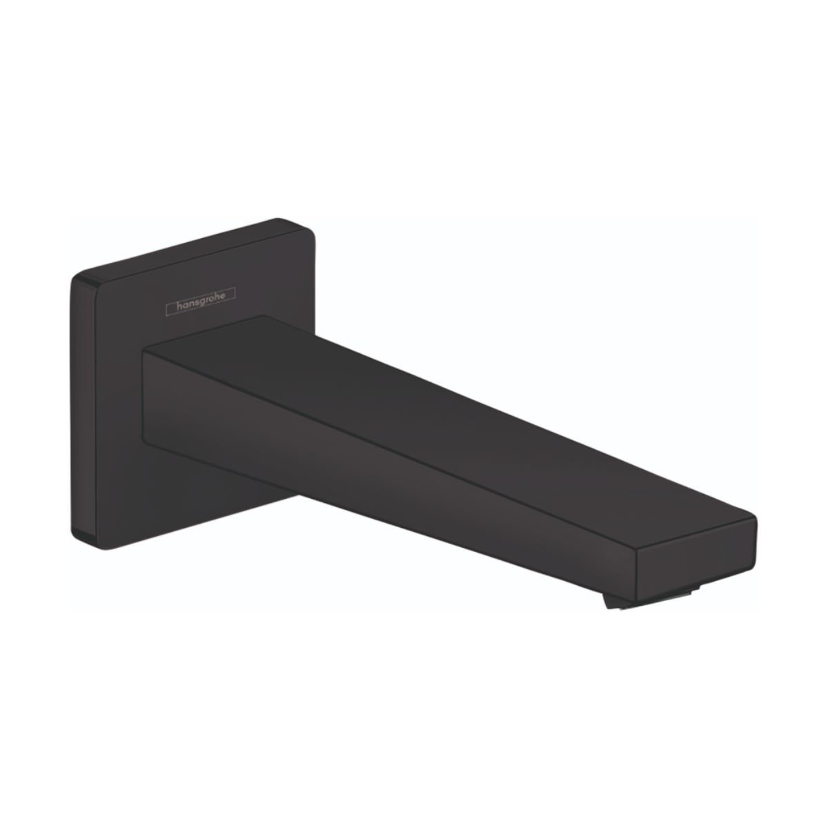 Metropol Wall Mounted Tub Spout, Matte Black