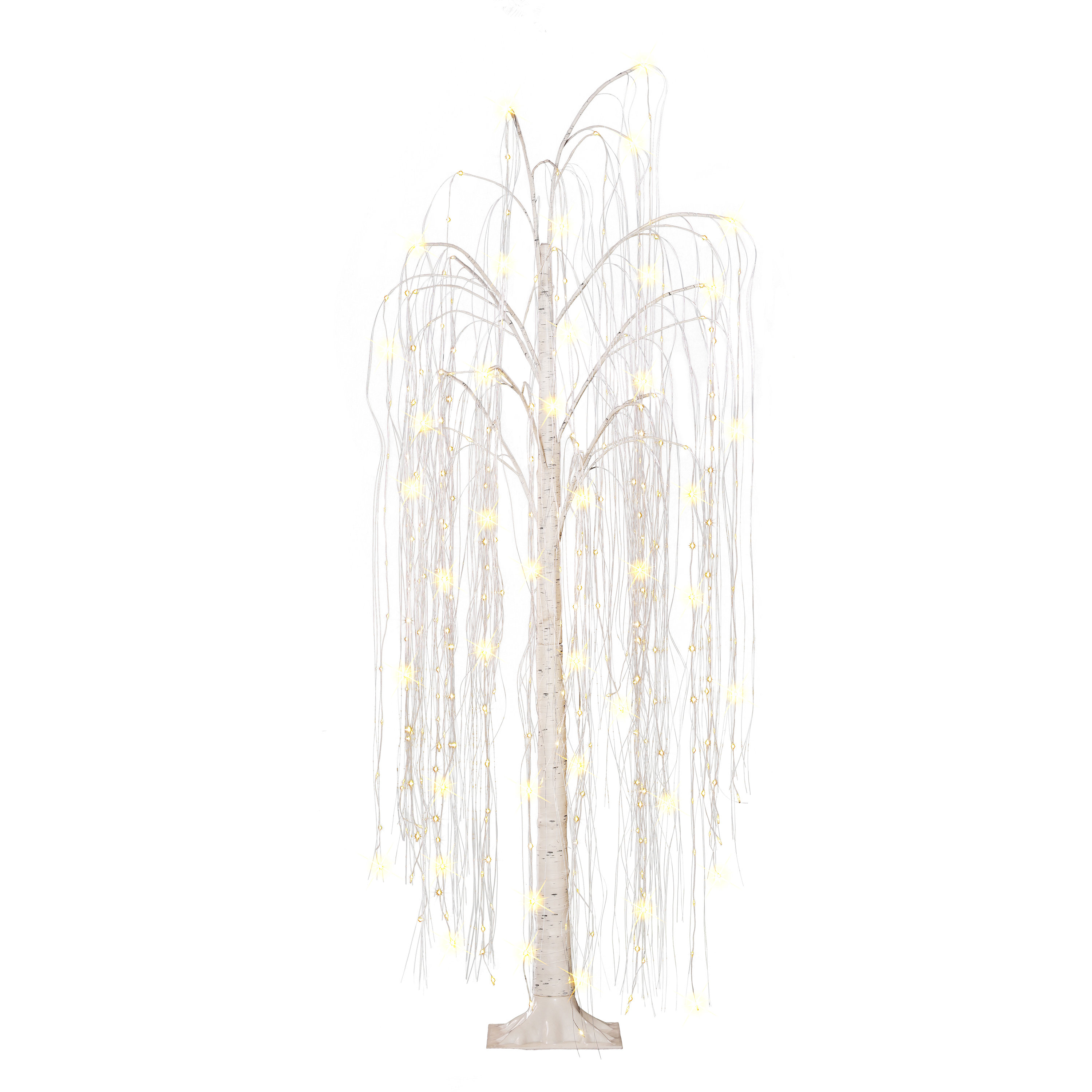 The Holiday Aisle® 6 Ft Pre Lit Outdoor Willow Tree Lighted Display