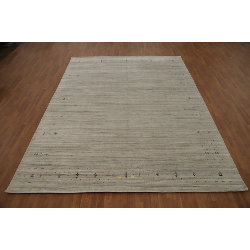 Handmade Gabbeh Style Large Area Rug 9x12