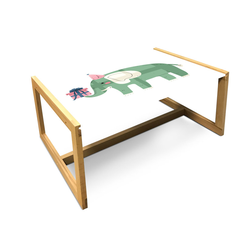 Sled Coffee Table, 40cm H x 91cm W x 62cm D