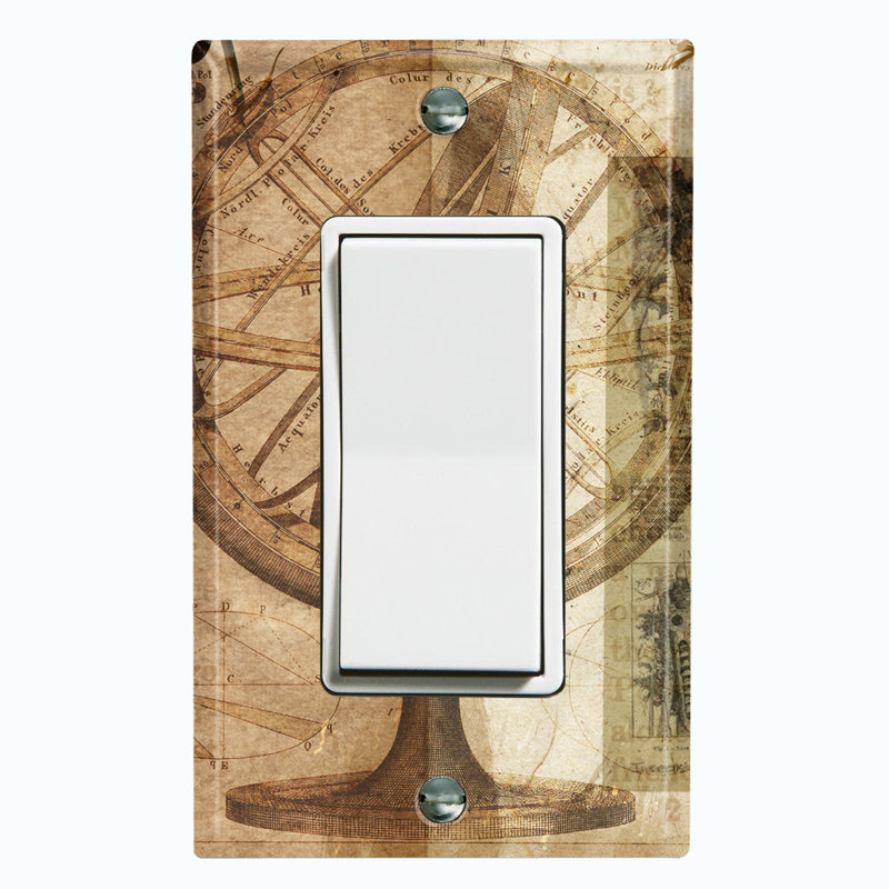 Copper Rust Patina Teal Print 1 - Gang Rocker Standard Wall Plate
