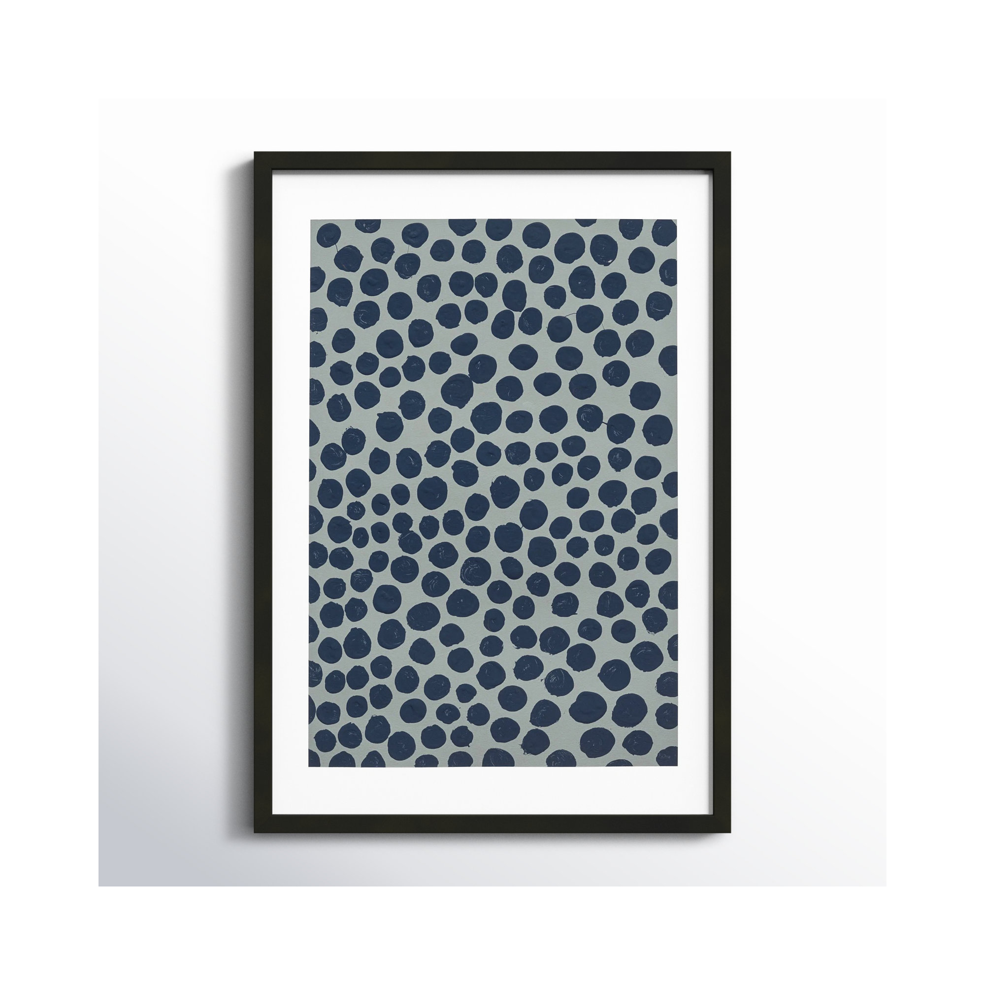 Blackberry On Gray by Michela Sorrentino, Black, 25" H x 17.5" W x 1.25" D