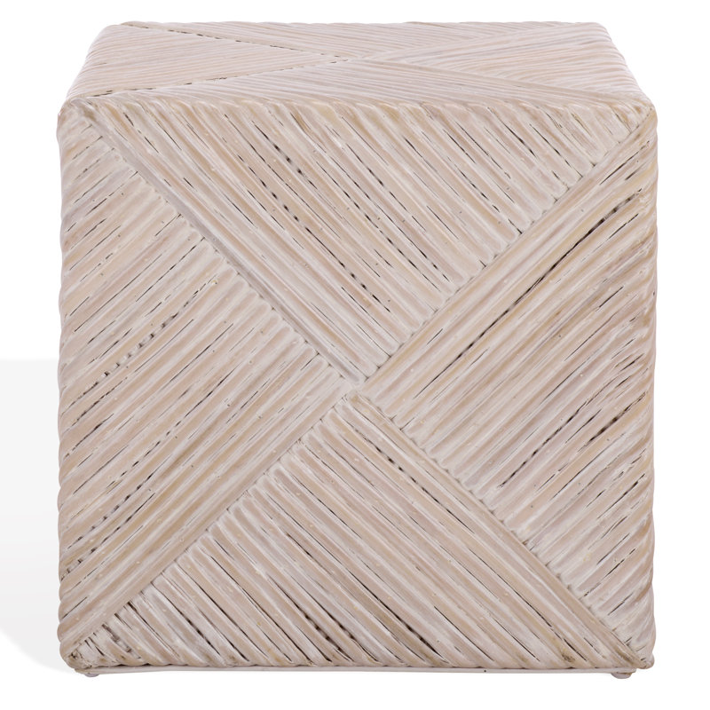 Wynrose Woven Rattan Ottoman