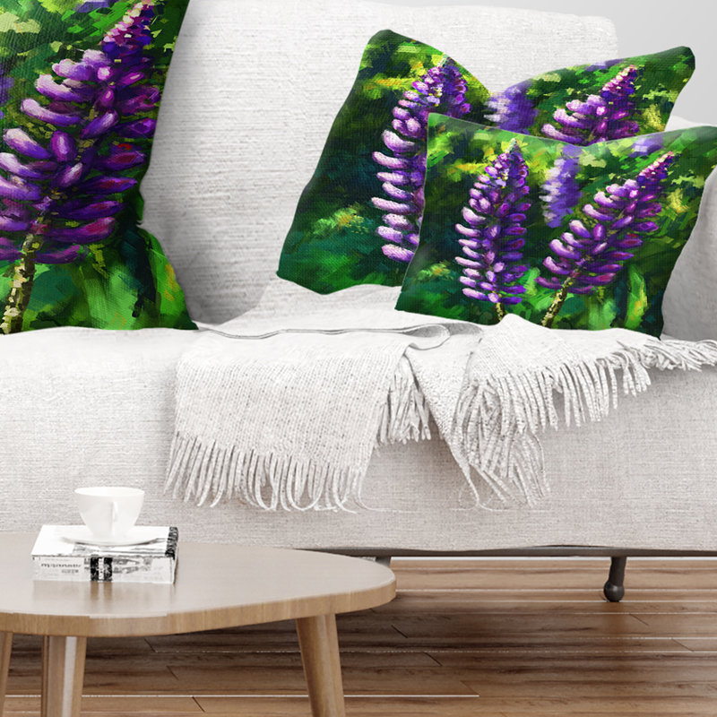 Coussin Lupin, Rectangle, 12 po x 20 po