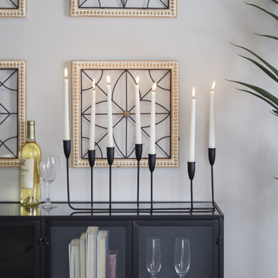Modern metal candelabra holder Galya