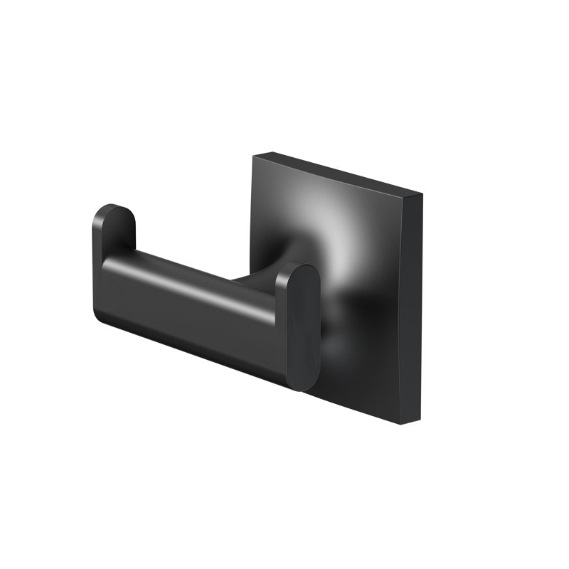 Waterline Wall Mounted Robe Hook, Matte Black