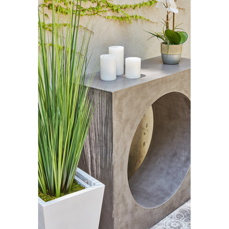 Mixx Console Table, Ivory Terrazo