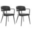 47cm H Upholstered Metal Armchair-734504455