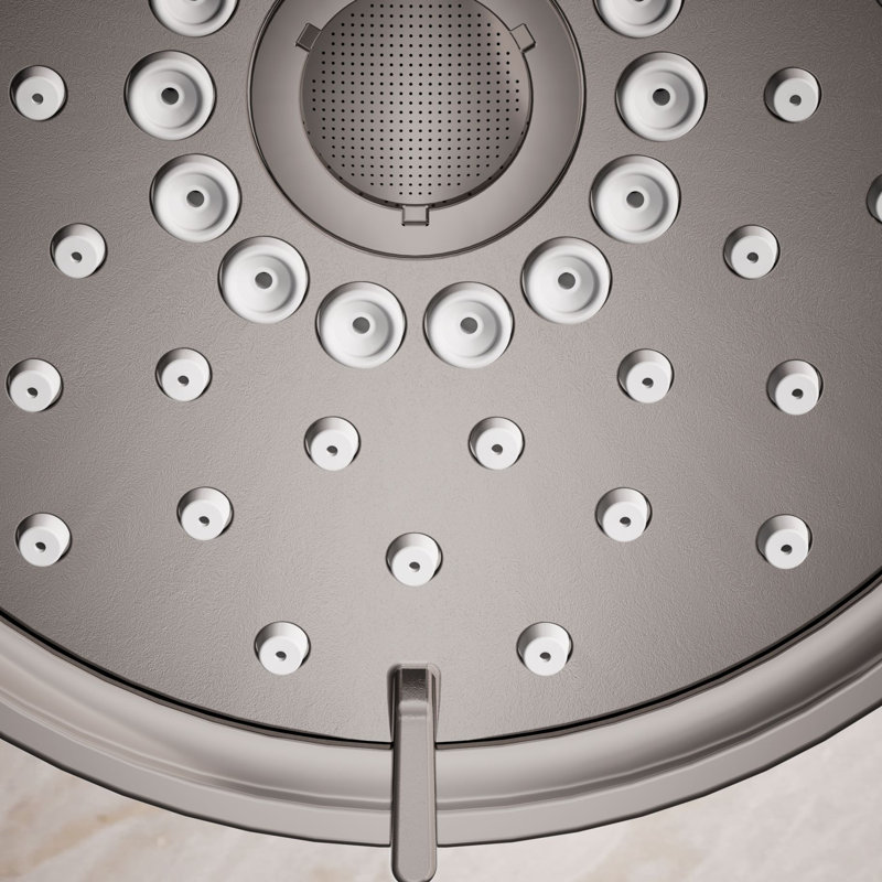 Kohler Purist 2.5 Gpm Multifunction Wall Mount Showerhead, Three Spray Settings, 5.5" High Pressure Spray Head