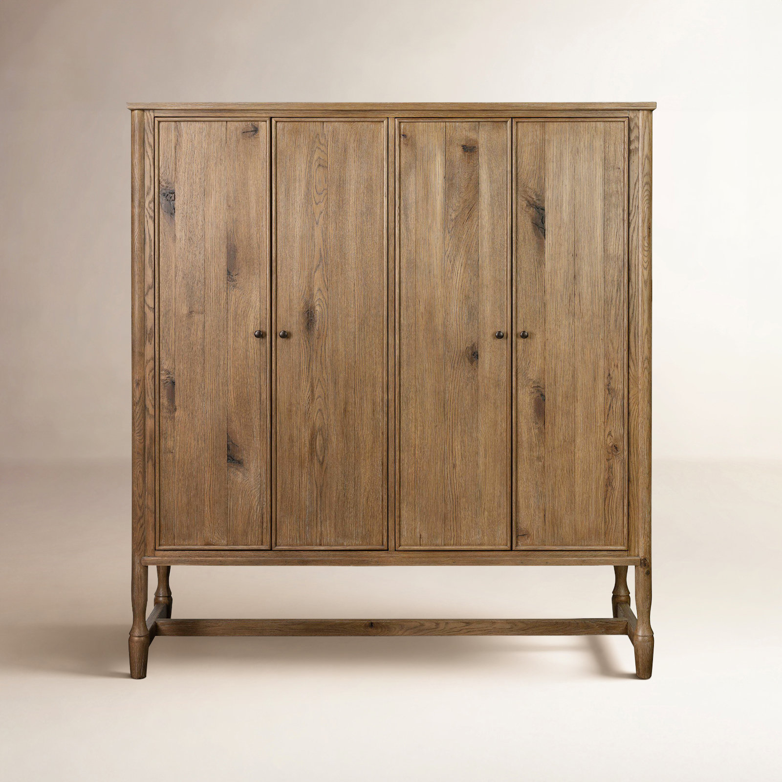 Bari Wide Cabinet, Weathered Oak