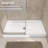 32 In. D X 60 In. W X 5 1/2 In. H Drain Single Threshold Shower Base-101007001