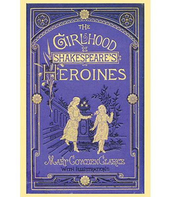 « the girlhood of shakespeare heroines », affiche rétro