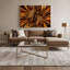 Art mural sur toile brun op Op 87