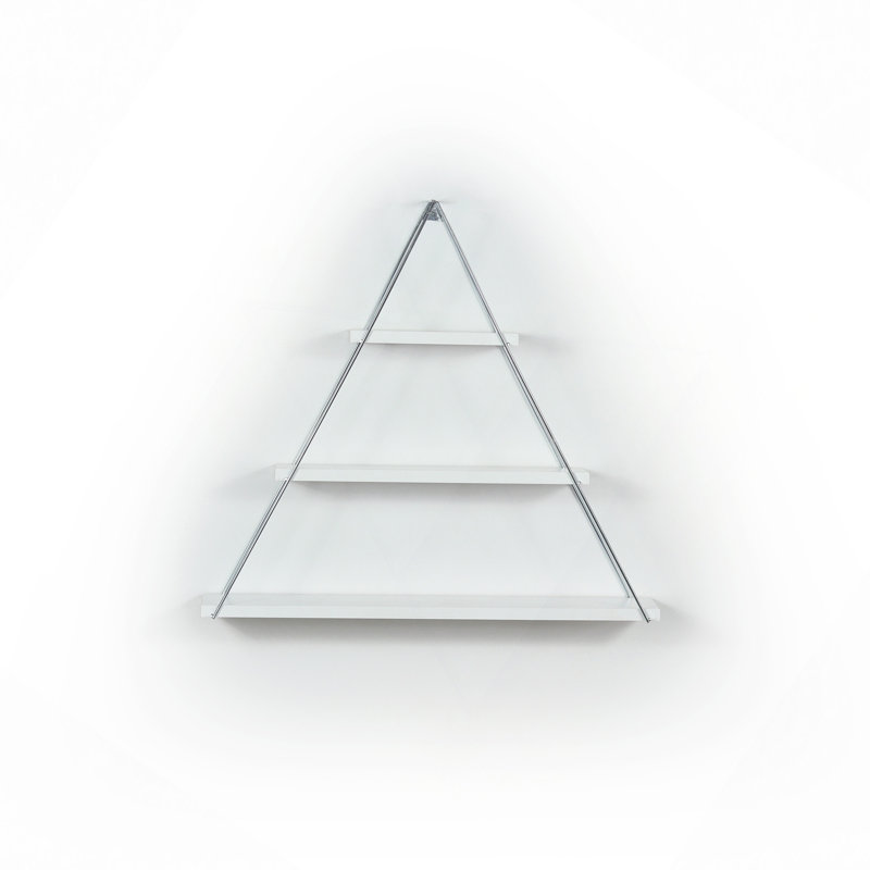 Tablettes flottantes modernes, décoration murale flottante murale Moset, Blanc
