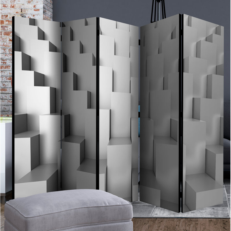 Colden 172cm H Folding Room Divider, 5