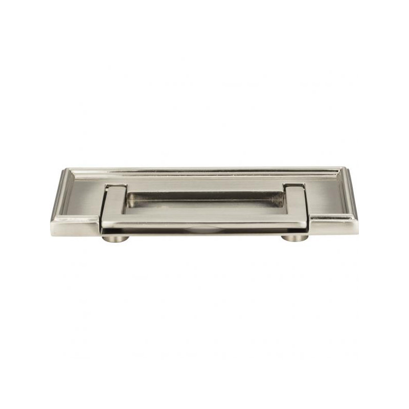 Campaign 3" Center to Center Drop handle, Brushed Nickel