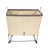 Canvas Rolling Laundry Basket with Handles-132062711-132062710