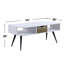 Table basse rectangulaire avec 1 tiroir de rangement