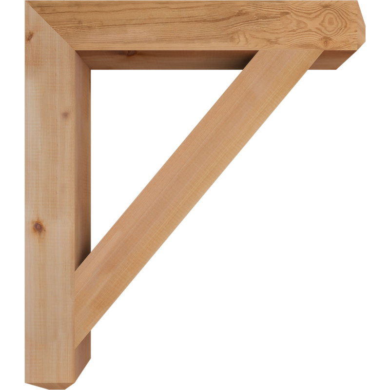 Support pour artisan traditionnel, H 32 po x l 3,5 po x P 28 po, Cèdre rouge de l'Ouest (lisse)