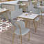 Banc rembourré en similicuir Light Luxury Fashion