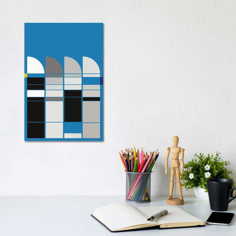 Bauhaus Museum - Wrapped Canvas Gallery-Wrapped Canvas Giclée, 20.32 cm H x 30.48 cm W
