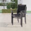 Ensemble de 5 chaises d'extérieur PVC-coated polyester-658817234