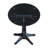 Extendable Round Solid Wood Dining Table-87227694