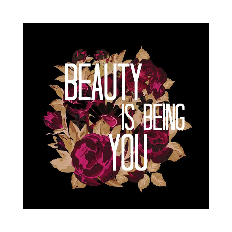 Beauty Is Being You V by Julia Di Sano - Wrapped Canvas Gallery-Wrapped Canvas Giclée, 45.72 cm H x 45.72 cm W