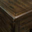 Table de bout étroite en bois massif de 23,6 po avec tiroir, table de chevet rétro pour chambre à coucher ou salon, espresso