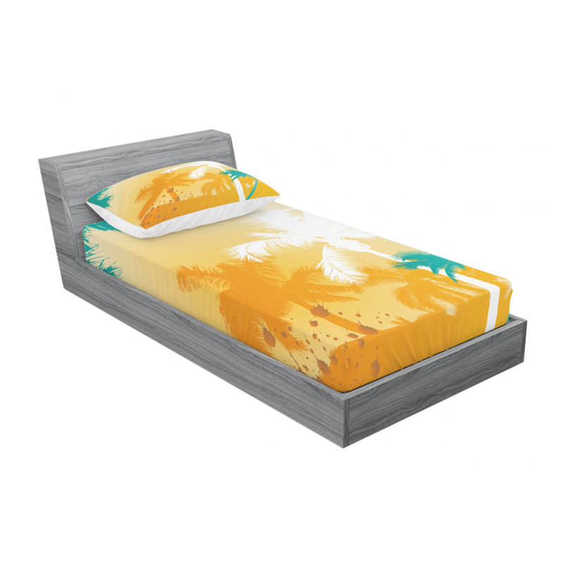 Microfiber Sheet Set, Twin XL Sheet Set with Fitted Sheet