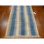 Tapis ivoire / bleu en laine tissé à la main et à plat Fitzpatrick-1084929982