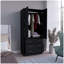 Armoire H 71 po, avec 2 portes, 3 tiroirs et 1 barre à vêtements-1091784802