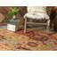 Tapis à motif oriental brun / bleu / jaune Stirling-40277709
