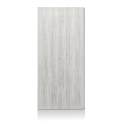 Dalle de porte intérieure blanche à texture creuse