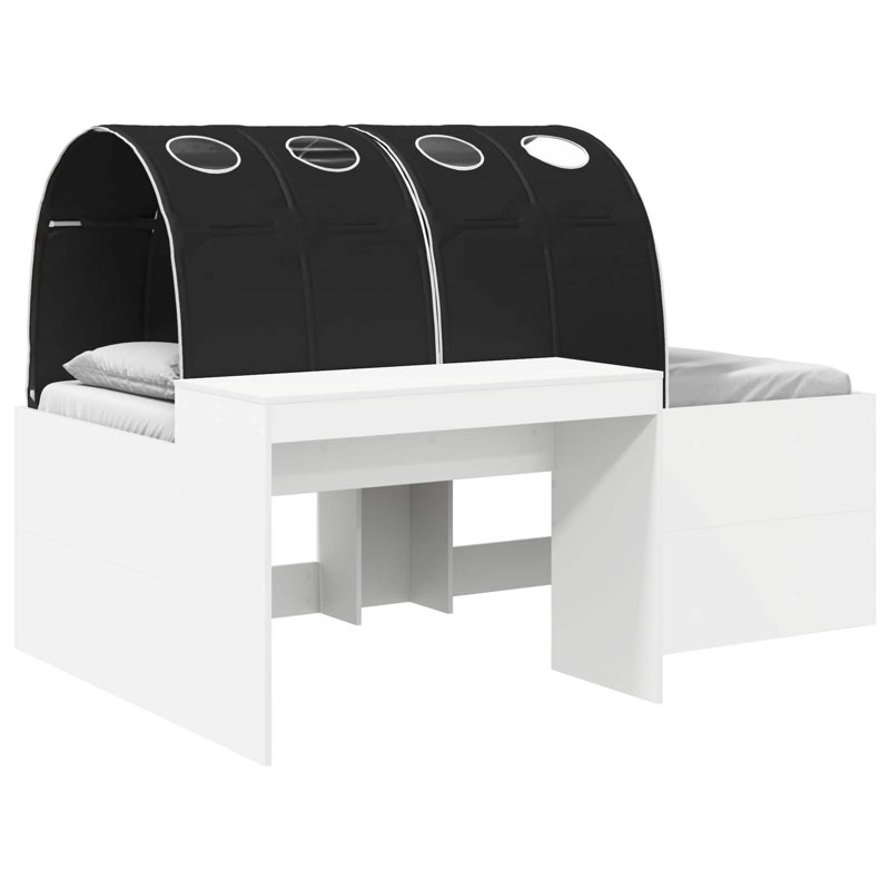 100 X 200cm High Sleepers, White/Black