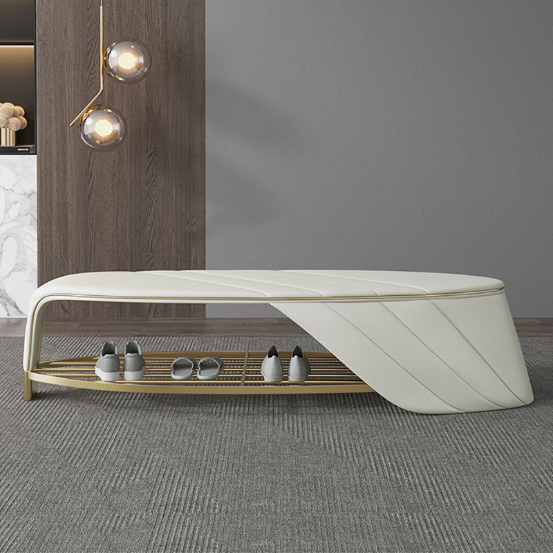 Tabouret à langer 68.1in, Or/beige
