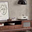 Meuble télé en bois massif rétro au design classique-2025483602