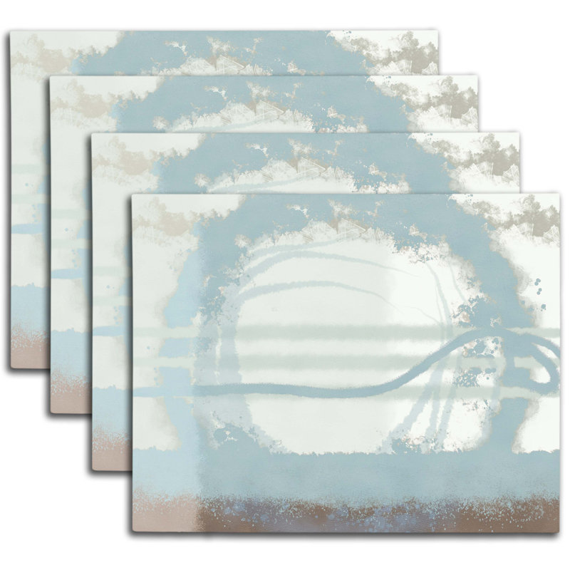 Polyester Abstract Rectangle Placemat