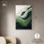 «Green Echoes I», art abstrait vert-386245746-386245733