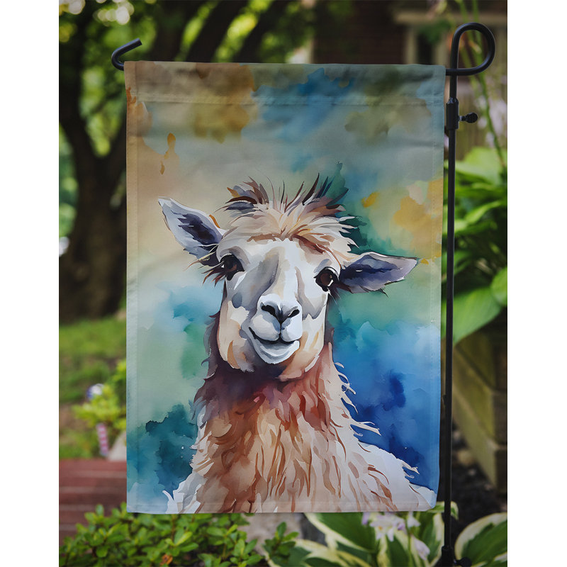Drapeau de jardin de lama