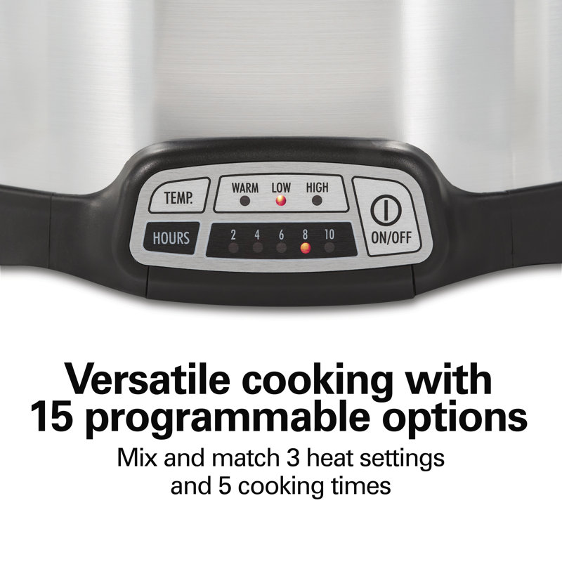 Hamilton Beach® 6 Quart Programmable Slow Cooker