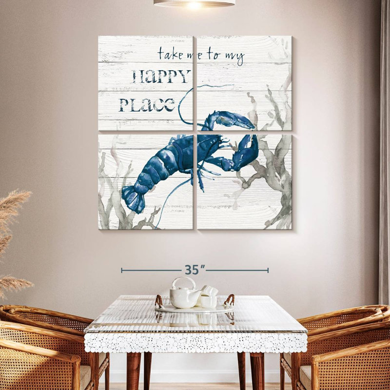 Homard Aletra Happy Place, H 45 po x l 45 po
