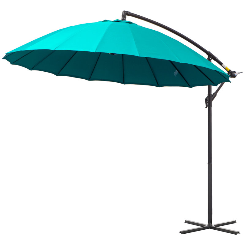 Brunk 296cm Cantilever Parasol, Green